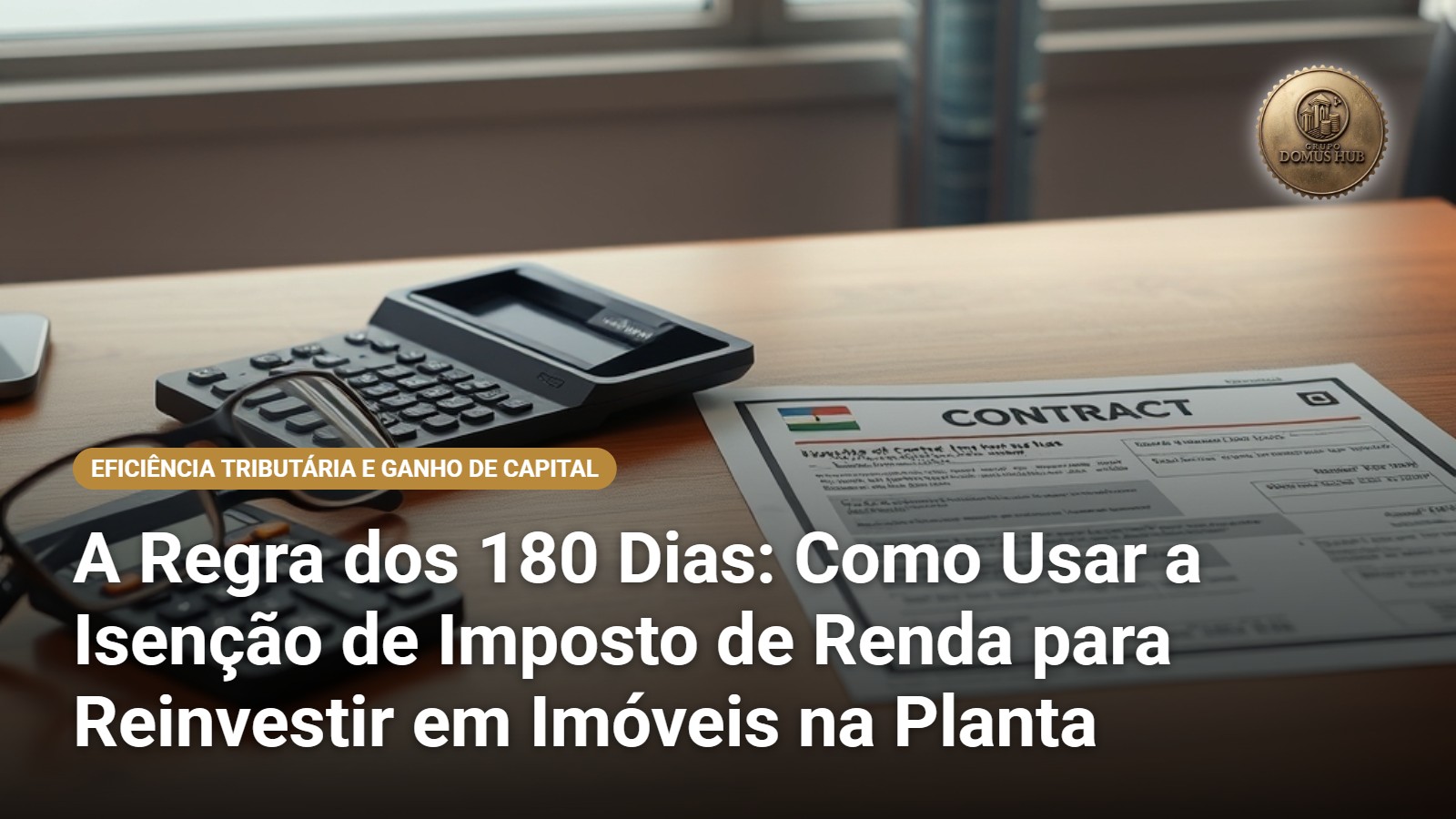 A Regra dos 180 Dias: Como Usar a Isenção de Imposto de Renda para Reinvestir em Imóveis na Planta